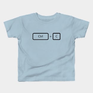 ctrl+c (Dad) Kids T-Shirt